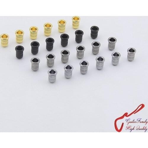 1 Set (6Pcs) GuitarFamily Through Body String Ferrules / String Bushings For Electric Guitar Back ( #0124 ) MADE IN KOREA