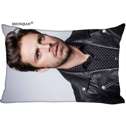 Custom Sebastian Stan Pillowcase Zippered Rectangle Pillow Cover Cases Size 45X35cm,40x60cm,45X75cm,50X75cm(Two sides)
