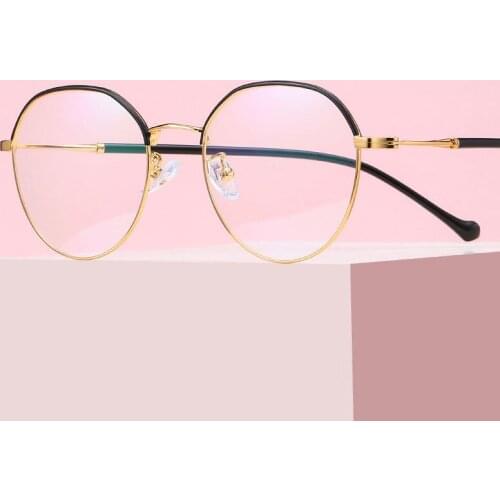 Retro New Arrival Round Eyewear Metal Frame Glasses For Unisex Shortsighted Spectacles Hot Selling