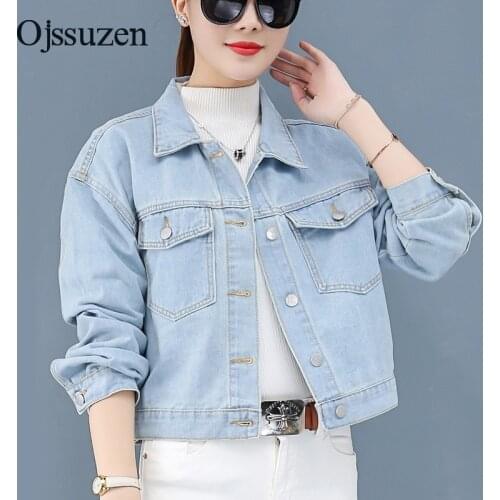 Ojssuzen Women's Black Bomber Jackets