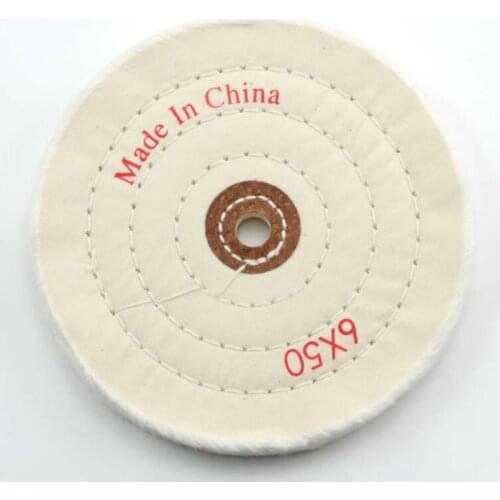 150mm Wheels Buffing Polishing Wheel Cotton Lint Cloth Buffing Wheel Gold Silver Jewelry Mirror Polishing Wheel