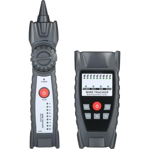 KKmoon Wire Tracker Portable Multifunctional RJ11 RJ45 Cable Tester Telephone & Network Line Finder with Headphone for Network