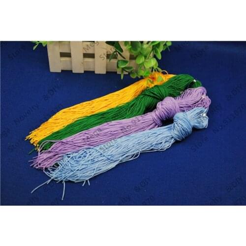 Kumihimo cords 1000pcs/lot (67cm/pcs) Multi 0.8mm macrame cord Beading Chinlon Nylon Cord Polyamide Yarn Knit Chain String DS704