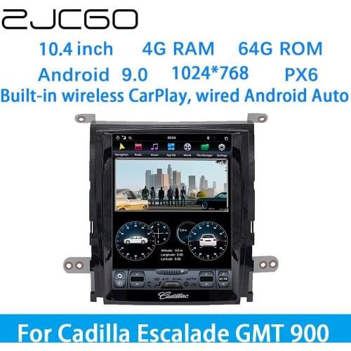 ZJCGO Car Multimedia Player Stereo GPS DVD Radio Navigation Android Screen System for Cadilla Escalade GMT 900 2007~2014