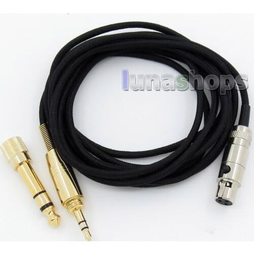 LN005705 200pcs Replacment 3.5mm & 6.5mm Audio Cable For AKG Q701 K702 K271s 240s K271 K272 K240 K141 K171 K181 K267 K712 Headp