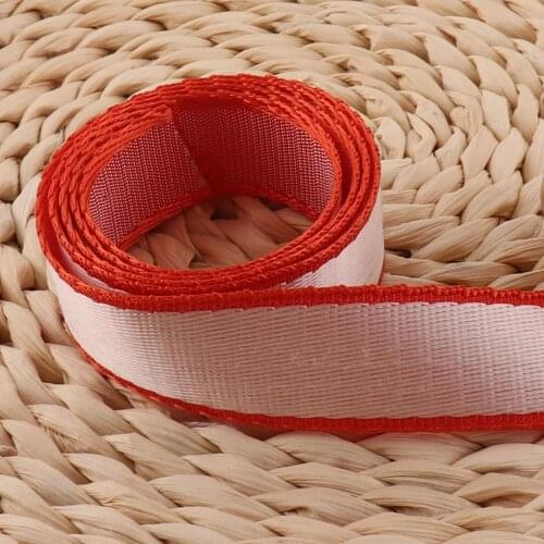 25MM Orange Webbing Smooth 1 inch webbing Ribbon Belts Bag Handle Bag Purse Straps nylon webbing key fob