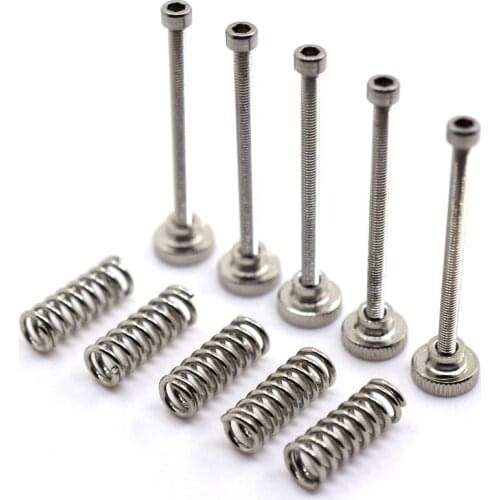 5 set Leveling Component M3 Screw Leveling Spring Leveling Knob Suite for Reprap i3 3D Printer