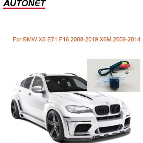 Autonet HD1280*720 Rear View Camera For BMW X6 E71 F16 2008-2019 X6M 2009-2014 license plate camera/reverse camera