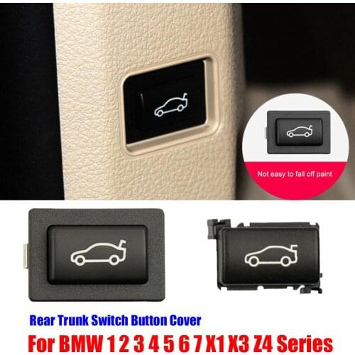 Tailgate Rear Trunk Switch Button Cover for BMW 1 2 3 4 5 6 7 X1 X3 Z4 Series E81 E82 F22 F23 E90 F30 F32 E60 F10 F11 F01 F2