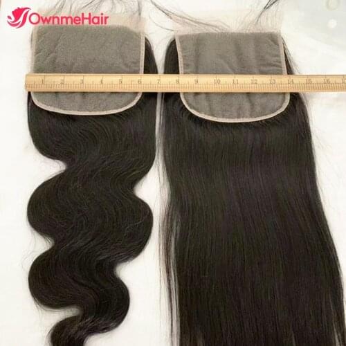 4x4 Lace Closure 5x5 Lace Closure Brazilian 100% Human Hair Body Wave HD Lace Closure Swiss Lace Frontal Human Hair