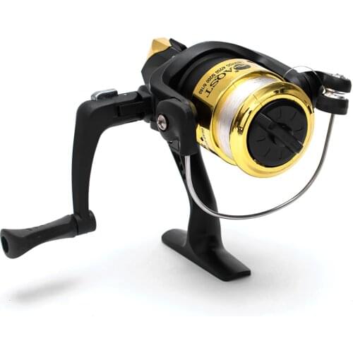 CK200 5.2:1 Fishing Wheel Reel Spool Spinning Reel Drag Aluminum Alloy Handle Line Spool Saltwater Fishing Accessories