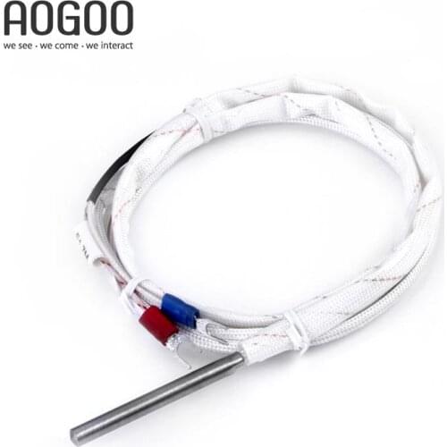 2 Meter 5*50mm Pipe Thermocouple E-Type Temperature Probe Sensor
