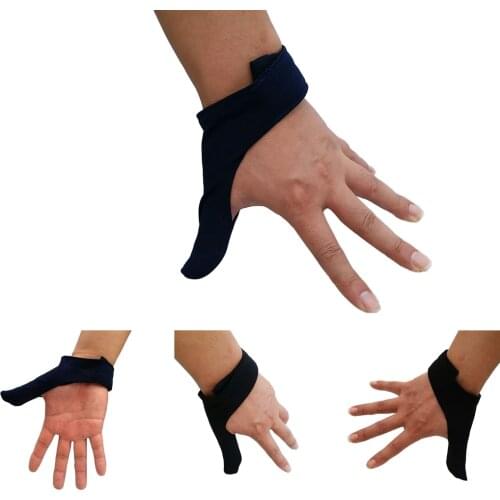 Unisex Adult Breathable Elastic Right/Left Hand Finger Grip Thumb Stabilizer Saver Protection Glove for Bowling Ball Sports