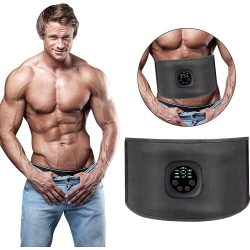 EMS Fitness Muscle Stimulator Electric Slimming Belt Lose Weight Fitness Vibrating Massager Fat Burning Vibration Waist Trainer