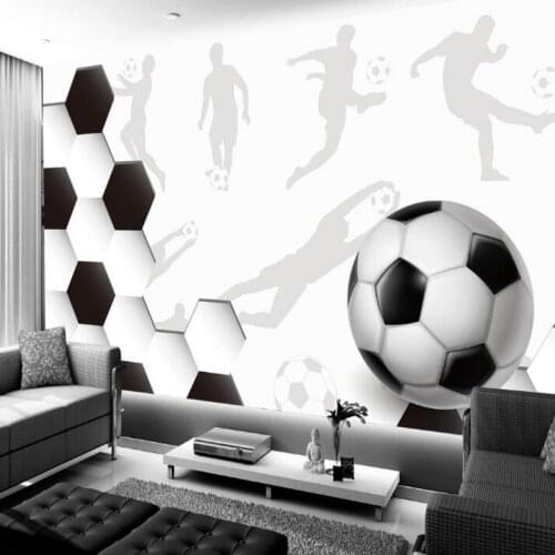 Beibehang Soccer Photo Wallpaper Wall Mural 3D Wallpapers Passion for the Soccer World Cup Kids Room Decoration Room Decoration