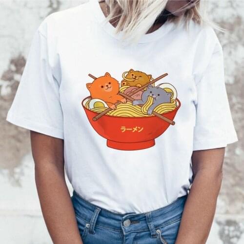 Rude Cat T Shirt Gothic Cartoon Demon 2019 Tshirt T-shirt Tee Puppy Kawaii Female Top Women Pet Roses Japanese Roses Anime