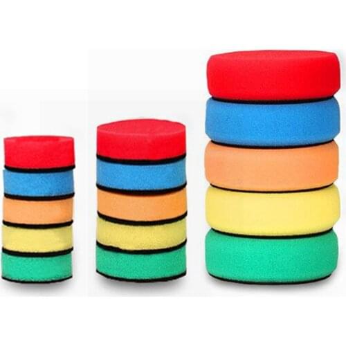 29PCS 1/2/3 Inch High Quality Sponge Car Polisher Waxing Pads Buffing Kit For Boat Car Drill Wheel Polishing Removes Scratches