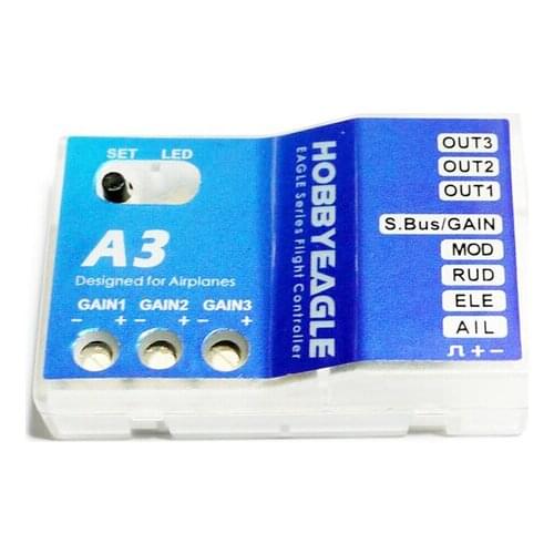HOBBYEAGLE A3 New Version Fixed Wing Flight Control 3-Axis Gyroscope Balancing Apparatus Free Shipping