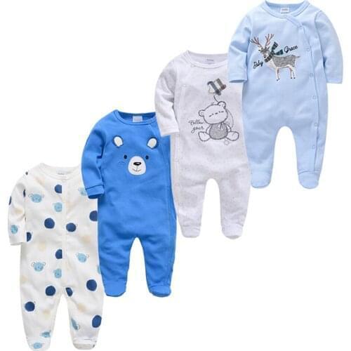 2020 Cute cartoon autumn Baby romper newborn baby clothes Kids long sleeve cotton boys Clothes Baby girls romper