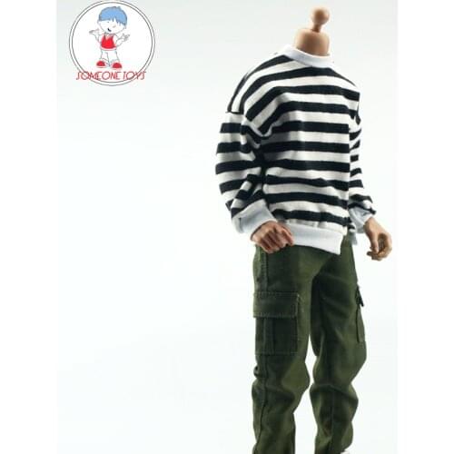 1/6 Scale Male Casual Clothes Hoodies Pants Men Fashion Clothes Model for 12'' Action Figure Body Doll Toy