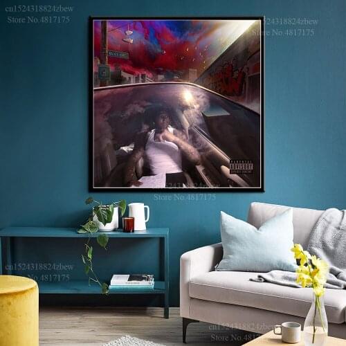 Moneybagg Yo Poster Rapper Singer Music Album A Gangstas Pain Code Red Canvas Painting Wall Art Posters and Prints Home Decor