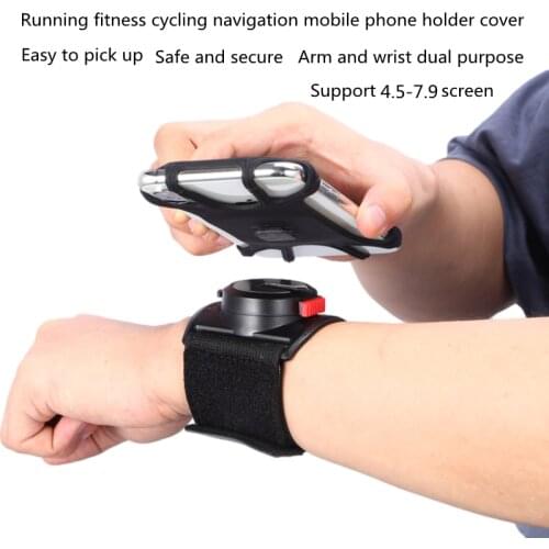 Running Armbands Mountaineering Riding Navigation Mobile Phone Holder Arm Apple Samsung Fitness Arm Bag Sports Armband Wrist Bag