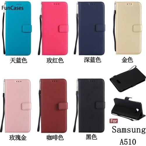 Colorful Wallet Phone Case For Cellular Samsung A510 Soft Silicone Back Cover Casa Wallet Phone Case Samsung Galaxy A5 2016 5.2"