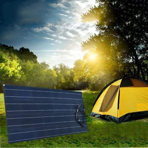 Solar Panel 12V 100W Flexible Solar Charger motor home car hood car battery charger