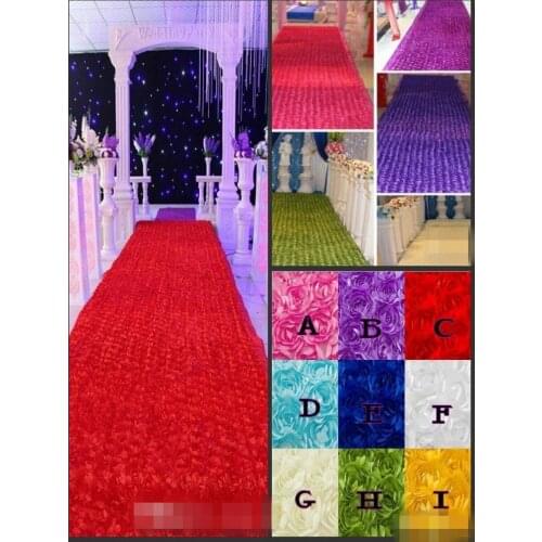 Wedding Table Decorations Background Wedding Favors 3D Rose Petal Carpet Aisle Runner For Wedding Party Decoration Supplies Free