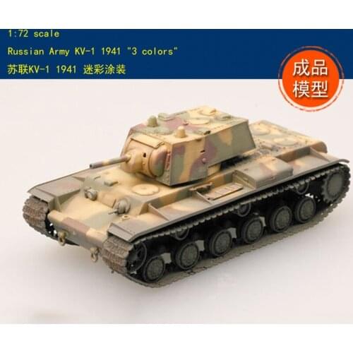Military Finished Model 1/72 Soviet KV-1 1941 Camouflage 36275