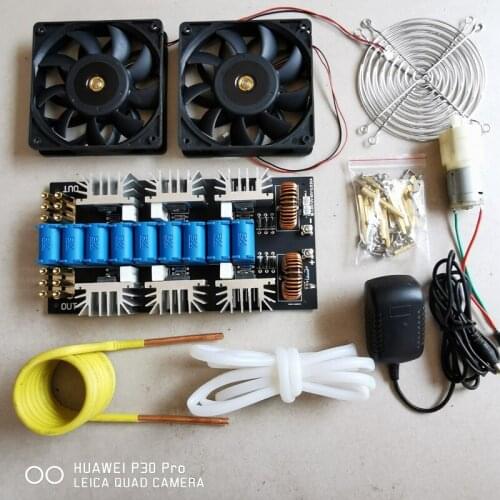 ZVS High Frequency Induction Heating Quenching Medium Frequency Furnace Without Taps Zvs with Short Circuit Protection