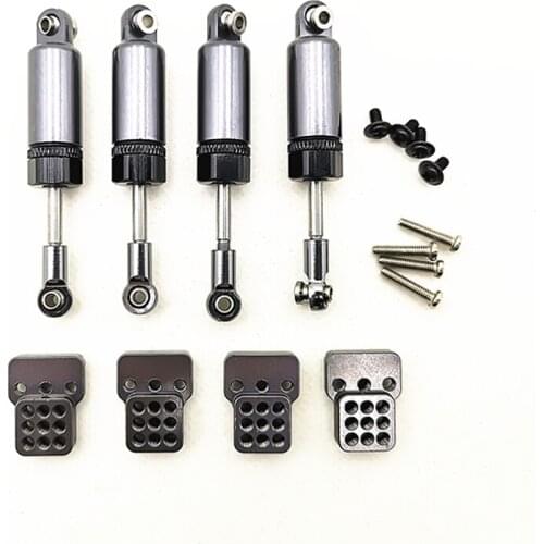 1set RC Car Shock Absorber With Extender For WPL 1/16 C14 C24 C34 For Mangniu Series MN90 MN91 RC Car Truck Parts