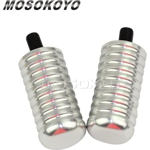 2pcs/Pair CNC Motorcycle Ribbed Shift Lever Toe Gear Shifter Pegs Pedal For Harley Street Bob Dyna Touring 883/1200 Sportster XL