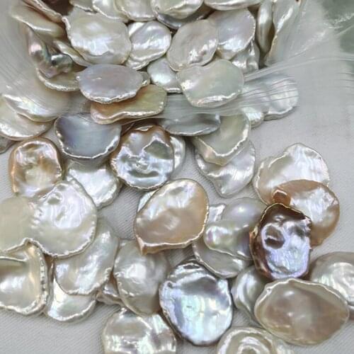 5 PCS Baroque Freshwater Pearl Petal Shape 18-22mm Loose Beads for Hyperbole DIY Jewelry Making Necklace Bracelet Accessories