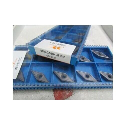 Free Shipping carbide inserts VNMG160408-SM GM3125 Suitable for MVJNR Series Turning Facing External Lathe Tool