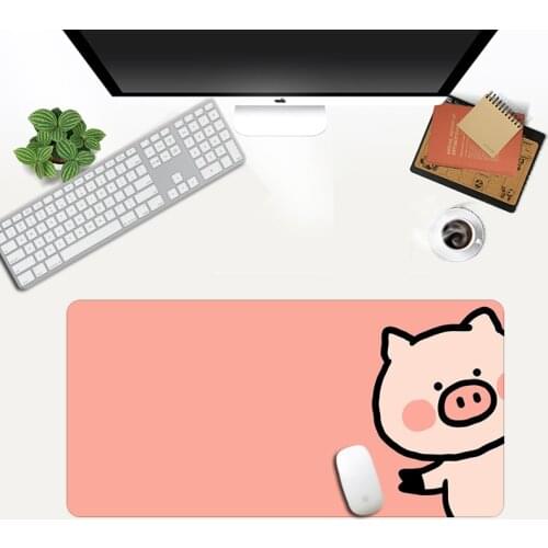 Large Anime Mouse Pad Gamer Cute Animal Gaming Cartoon Mousepad Anti-Slip Computer Fashion Laptop Desk Keyboard Table Mat