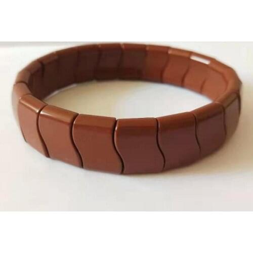 1 pcs Tourmaline Energy Bracelet Germanium stone Healthy Bangles Ion Health Wristbands Bracelets Anti-radiation anti-fatigue