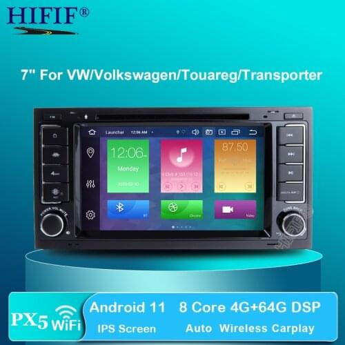 DSP Android 10 4G CAR GPS Carplay For VW Volkswagen Touareg T5 Transporter Multivan dvd player radio multimedia navigation PC
