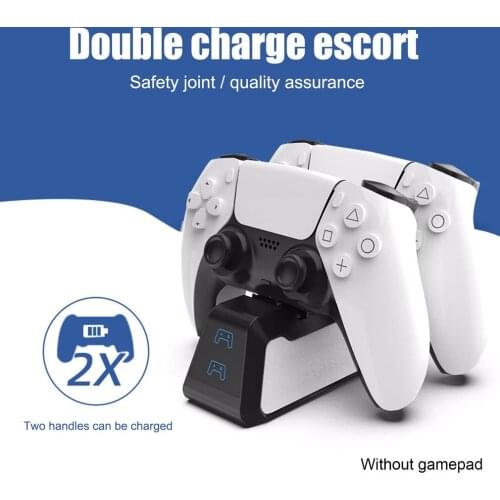 Dual Fast Charger for PS5 Wireless Controller USB 3.1 Type-C Charging Cradle Dock Station for Sony PlayStation5 Joystick Gamepad