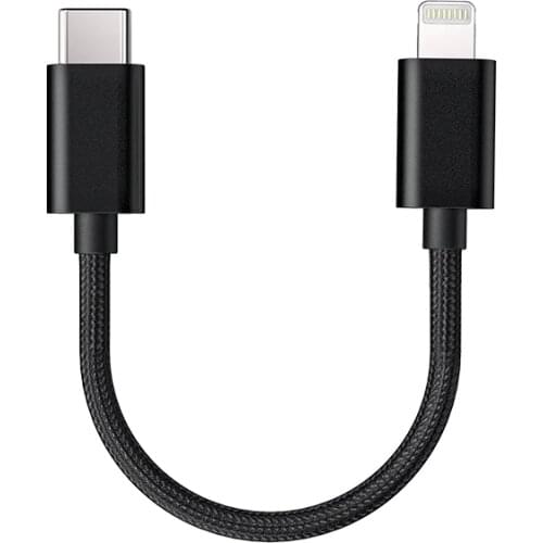 Fiio LT-LT1 Type-C to Lightning OTG Cable for Connect FIIO BTR3K/BTR5/Q3/Q5s-TC USB-C DAC / AMP to iOS Devices
