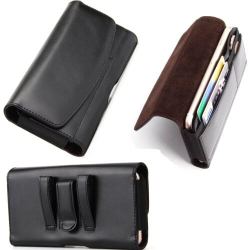 Leather Mobile Phone Belt Clip Case Pouch For Lenovo Z5,Asus ROG Phone,ZTE Axon 9 Pro,For LG G8 ThinQ,vivo iQOO V15 X27 Pro S1