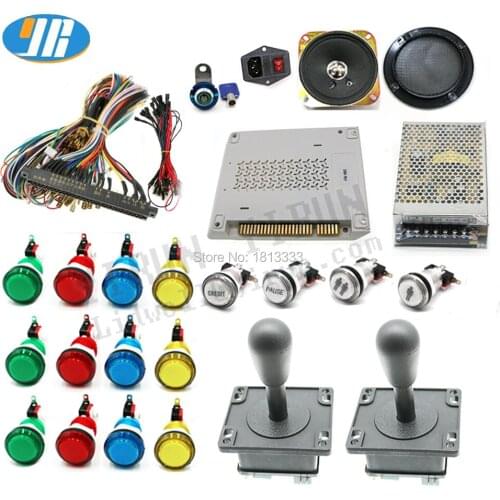 3D Game Retro Arcade Console Kit DIY BOX 9H 2199 in 1Board With Happ Style Joystick Led Push Button Power Supply