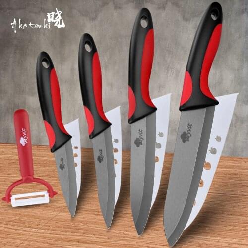 Ceramic Knife Zirconia kitchen knife cooking set 3" 4" 5" 6" inch+ Peeler+Covers fruit Paring knife Beauty Gifts top quality