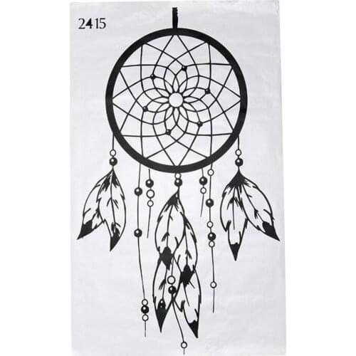 Dream Catcher Decal Feather Sticker Feather Sticker Boho Dreamcatcher Wall Decals for Bedroom Living Room