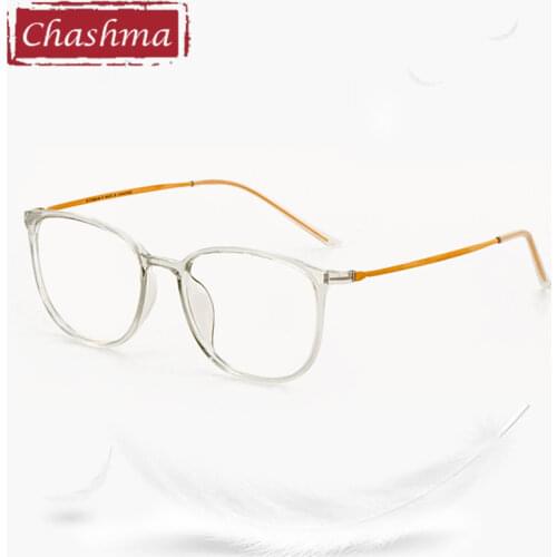 Chashma Female Ultem Frame Titanium Arm Retro Opticos Gafas Top Quality Round Super Light Eyeglasses Women and Men