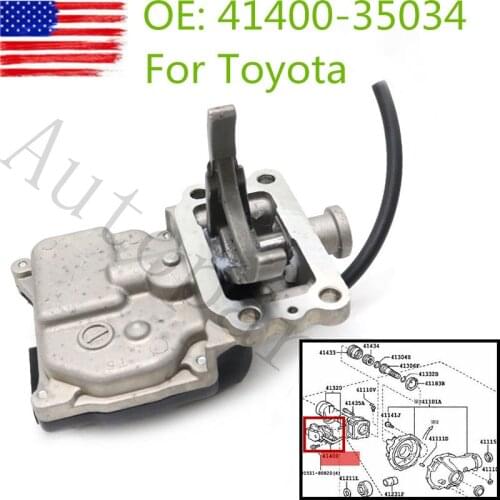 Front Differential Vacuum Actuator Solenoid Valve 41400-35034 For TOYOTA Tacoma 4Runner 4WD V6 2014 2015 4140035031 41400-35034