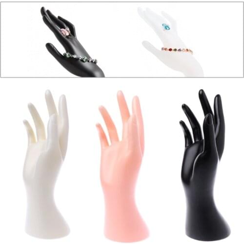 Mannequin Hand Finger Glove Ring Bracelet Bangle Jewelry Display Stand Holder