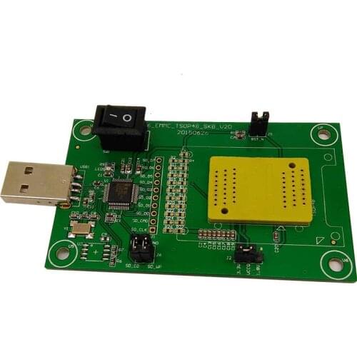 Popular Emmc153 / 169 Flip Chip to USB Test Stand Chip Data Recovery Library Programming Stand