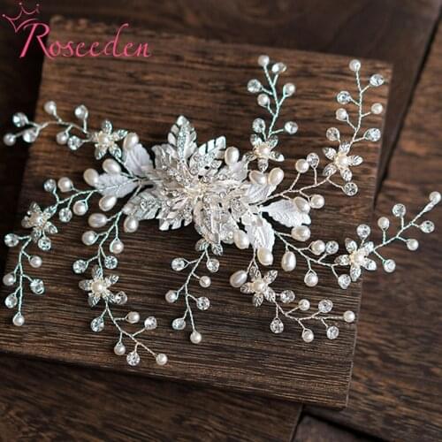 Hot Sale Bridal Hair Comb Accessories Rhinestone Crystal Hair Clips Headdress Bridal Hairpins Wedding Headpiece RE3719