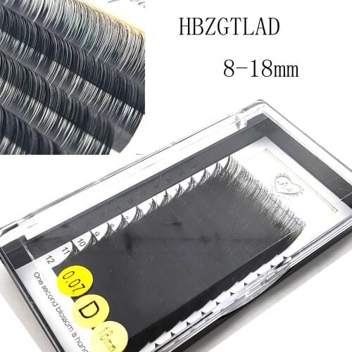 High quality 12Rows thickness 0.05 to 0.07 Faux mink eyelashes individual eyelash lashes soft eyelash extension False eyelash